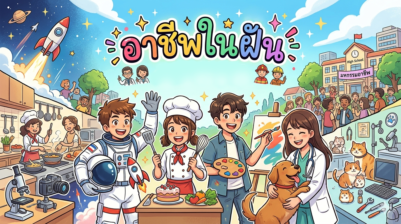 เหตุการณ์นี้เหมาะกับอาชีพอะไรนะ